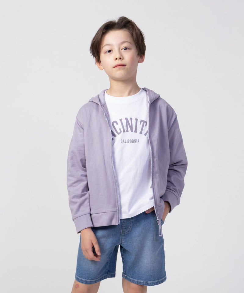 NAVY フルジップパーカー キッズ商品画像-1