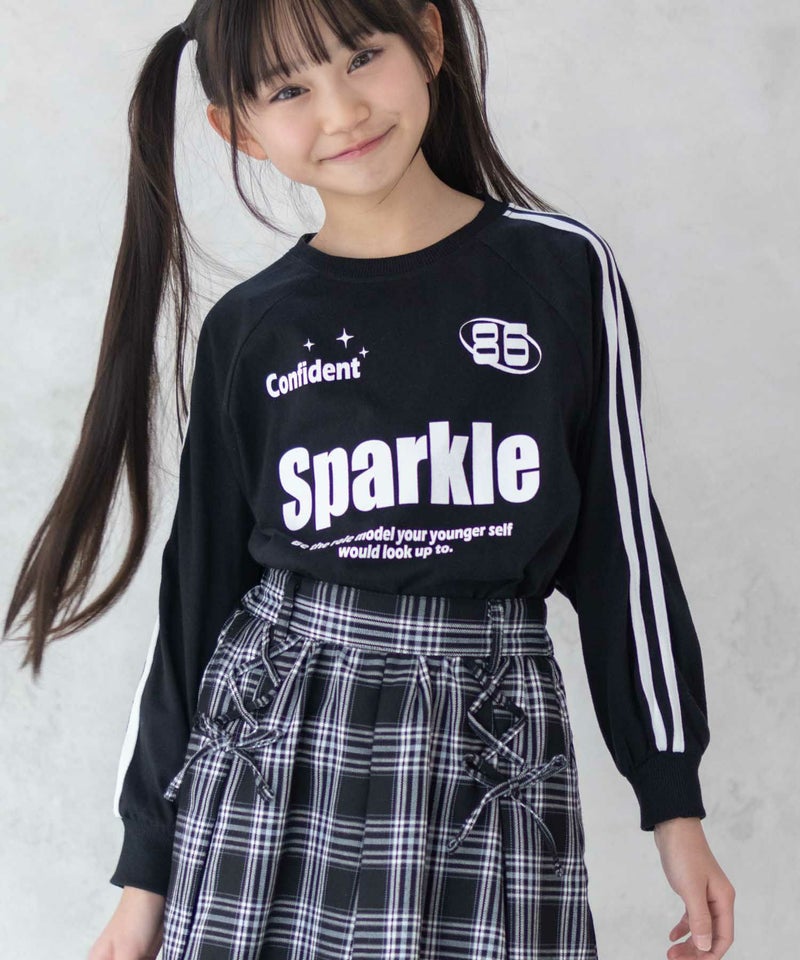 RICH MIX ラグランチュニック キッズ メール便 対応商品商品画像-3