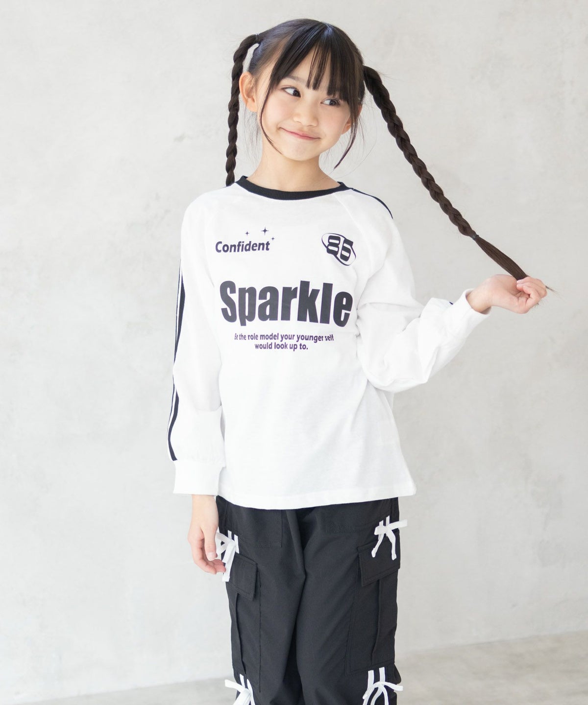 RICH MIX ラグランチュニック キッズ ネコポス 対応商品