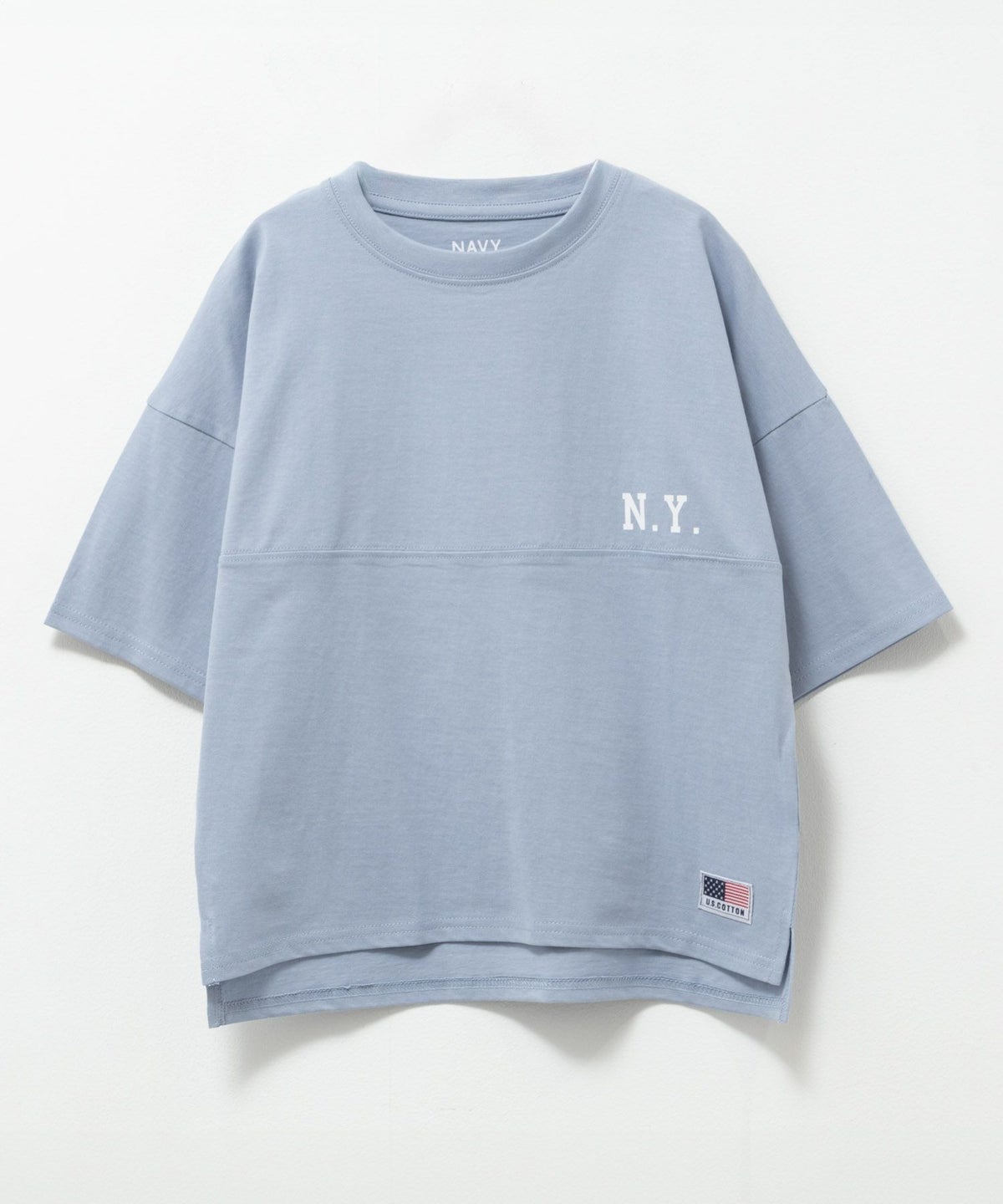 NAVY ルーズシルエットストリート切替Tシャツ キッズ ネコポス 対応商品