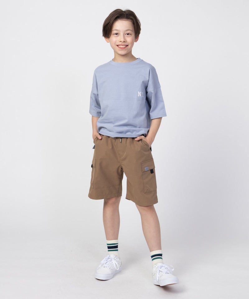 NAVY  ルーズシルエットストリート切替Tシャツ キッズ メール便 対応商品商品画像-28