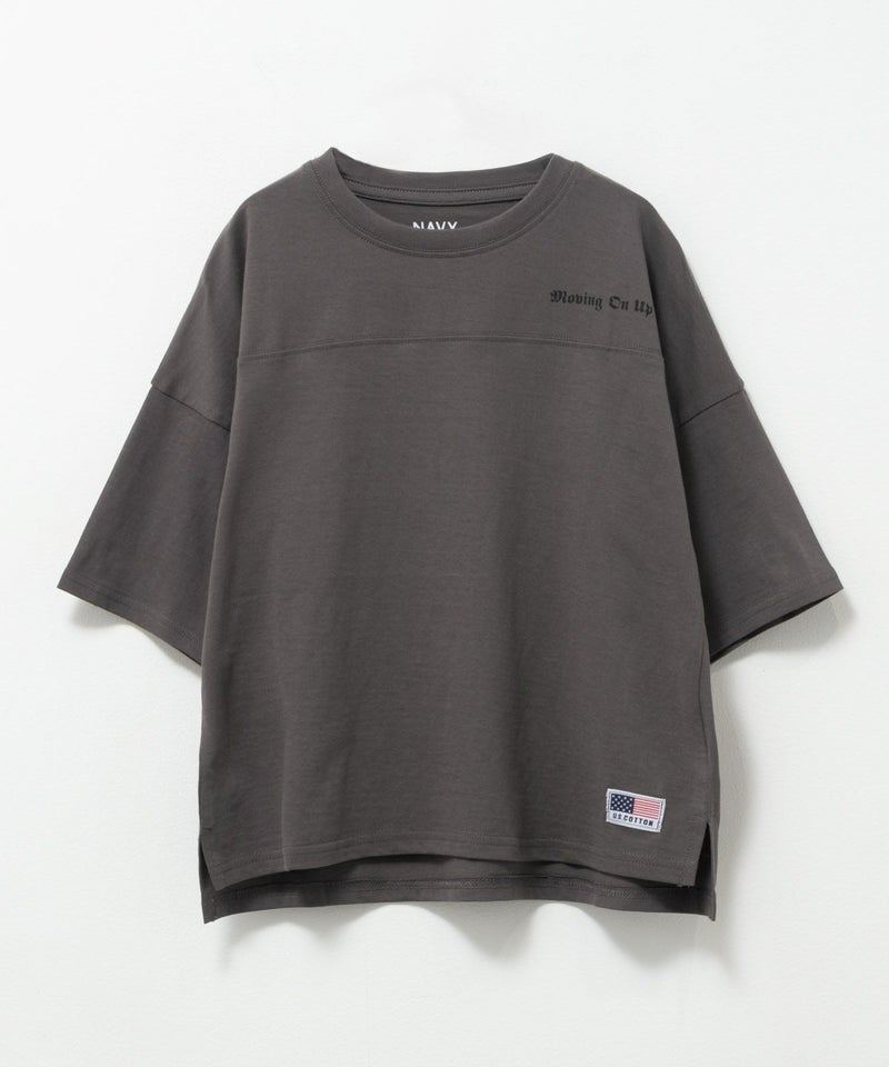 NAVY  ルーズシルエットストリート切替Tシャツ キッズ メール便 対応商品商品画像-6