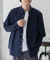 NAVY ブロードボタンダウンシャツ メンズ