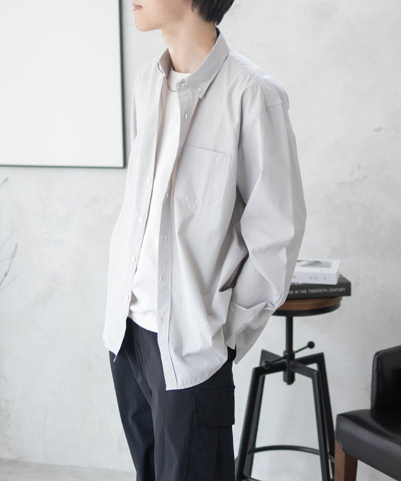 NAVY  ブロードボタンダウンシャツ メンズ商品画像-13