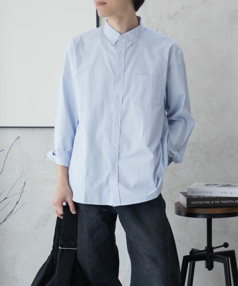 NAVY  ブロードボタンダウンシャツ メンズ商品画像-19