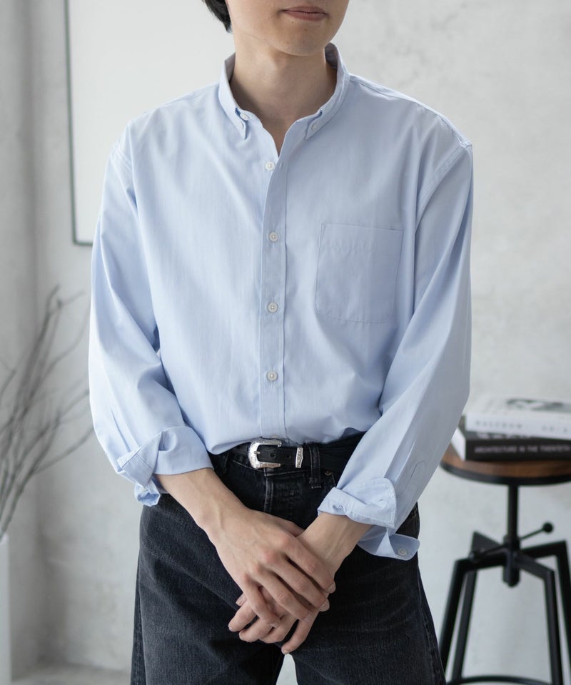 NAVY ブロードボタンダウンシャツ メンズ商品画像-20