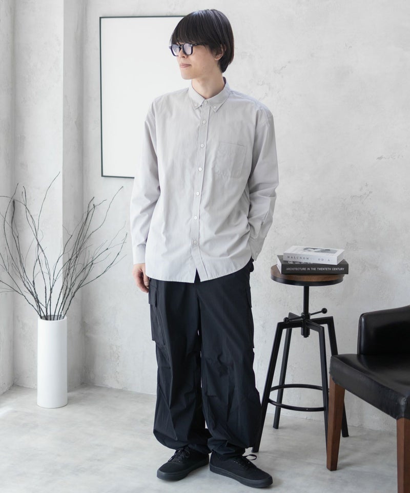 NAVY  ブロードボタンダウンシャツ メンズ商品画像-37