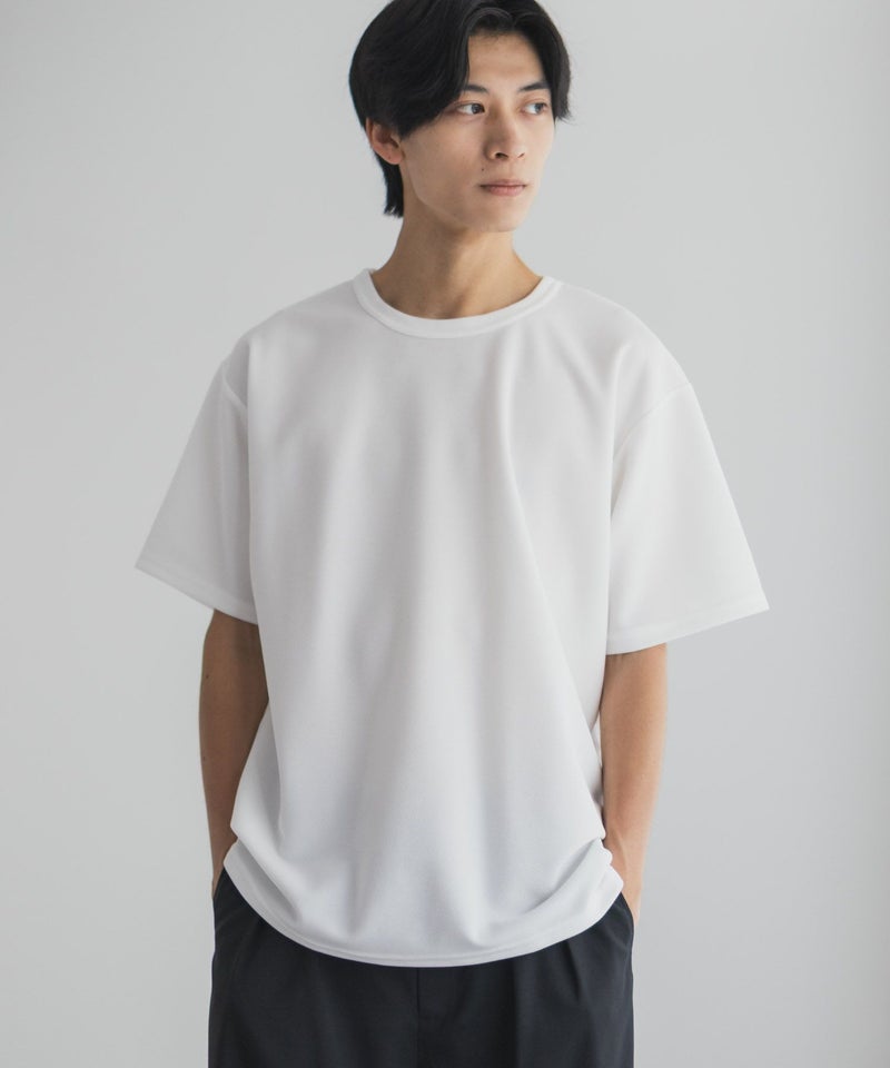 NAVY カノコクルーネックTシャツ メンズ商品画像-1