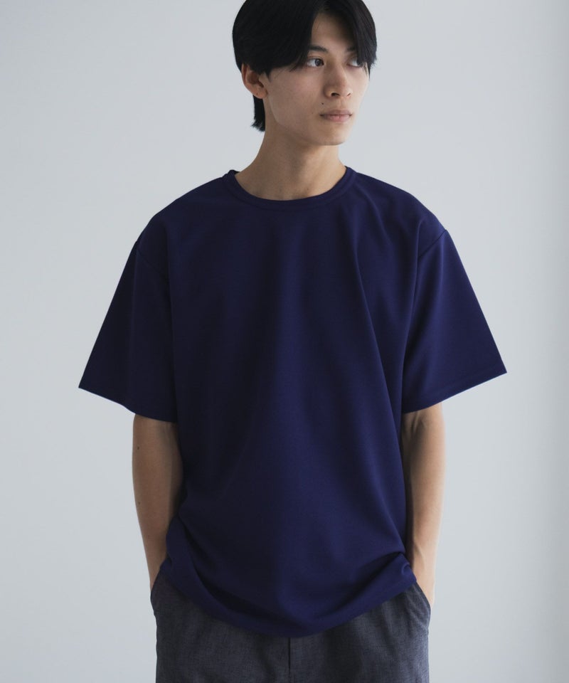 NAVY カノコクルーネックTシャツ メンズ商品画像-5