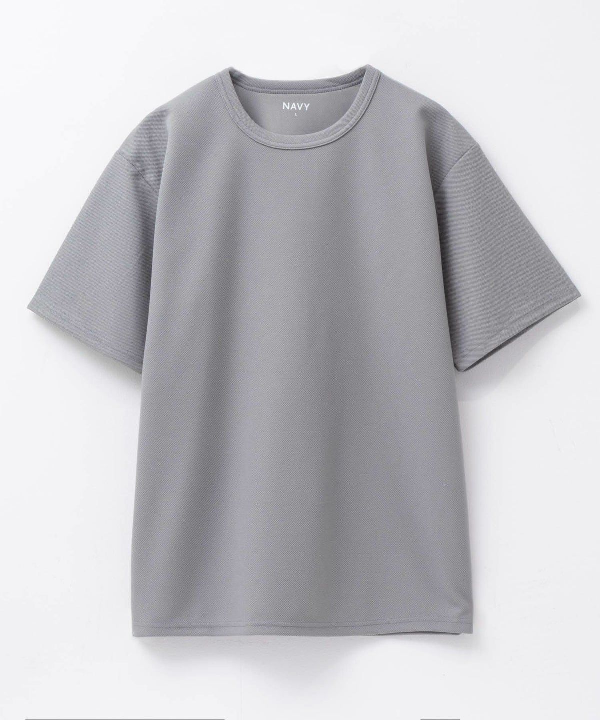 NAVY カノコクルーネックTシャツ メンズ