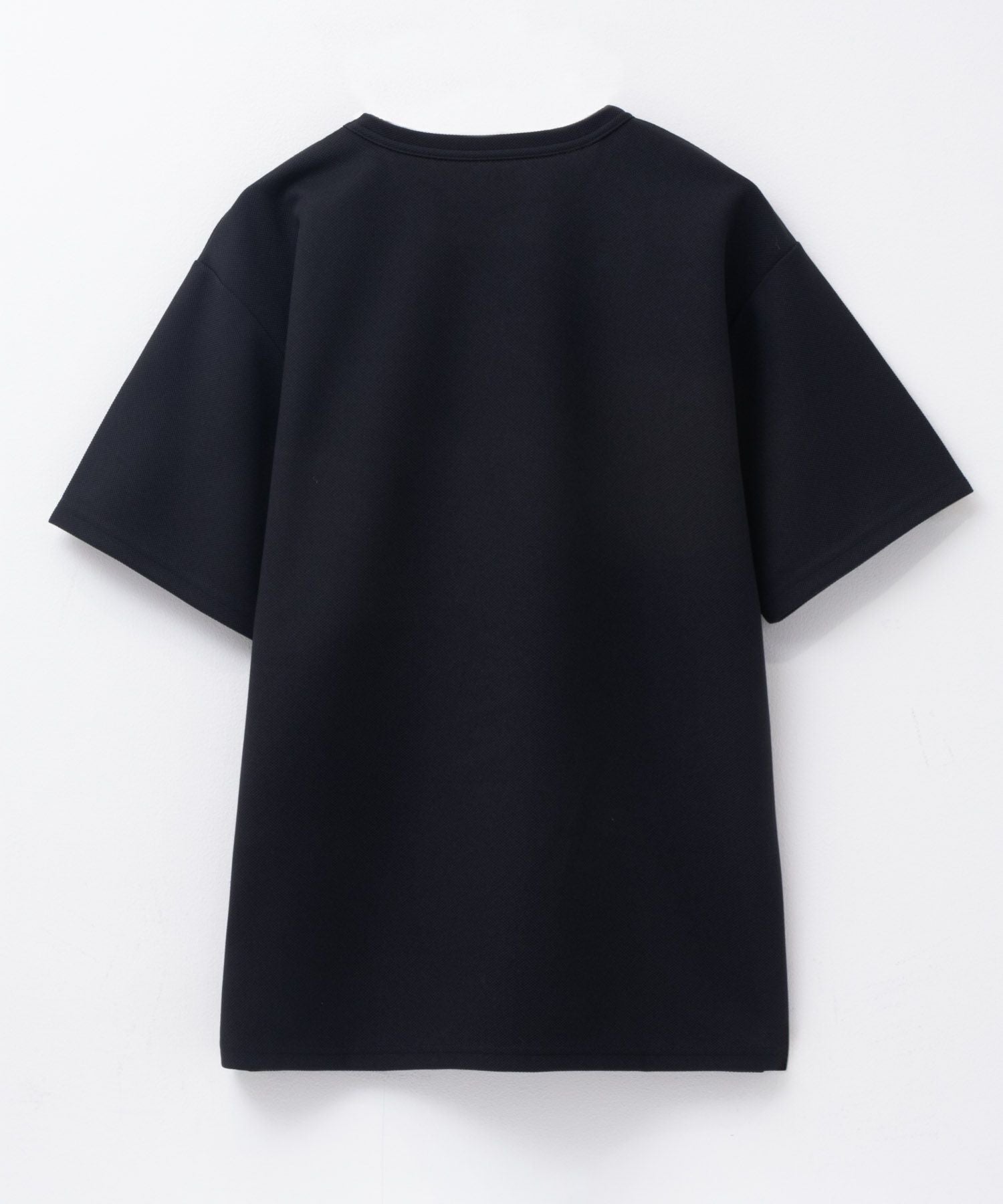 新品❤️V12 半袖 モックネック シャツ ターコイズ ブラック NAVY カノコクルーネックTシャツ メンズ