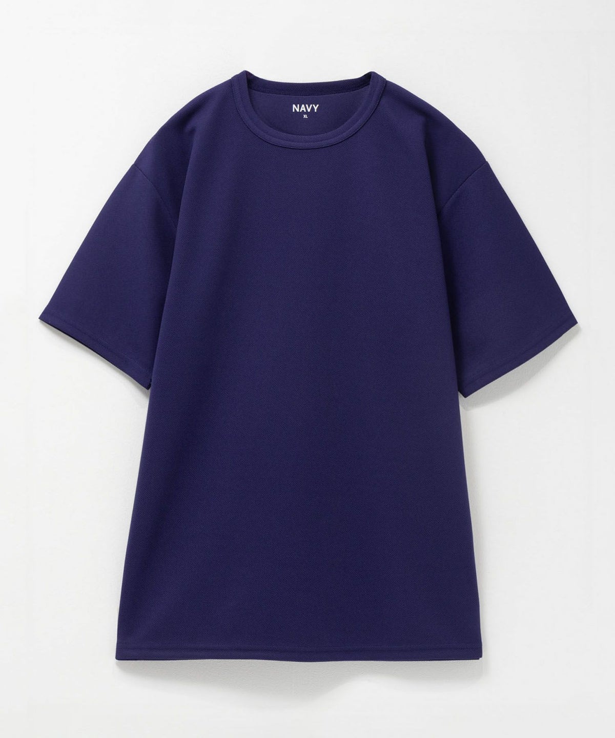 NAVY カノコクルーネックTシャツ メンズ