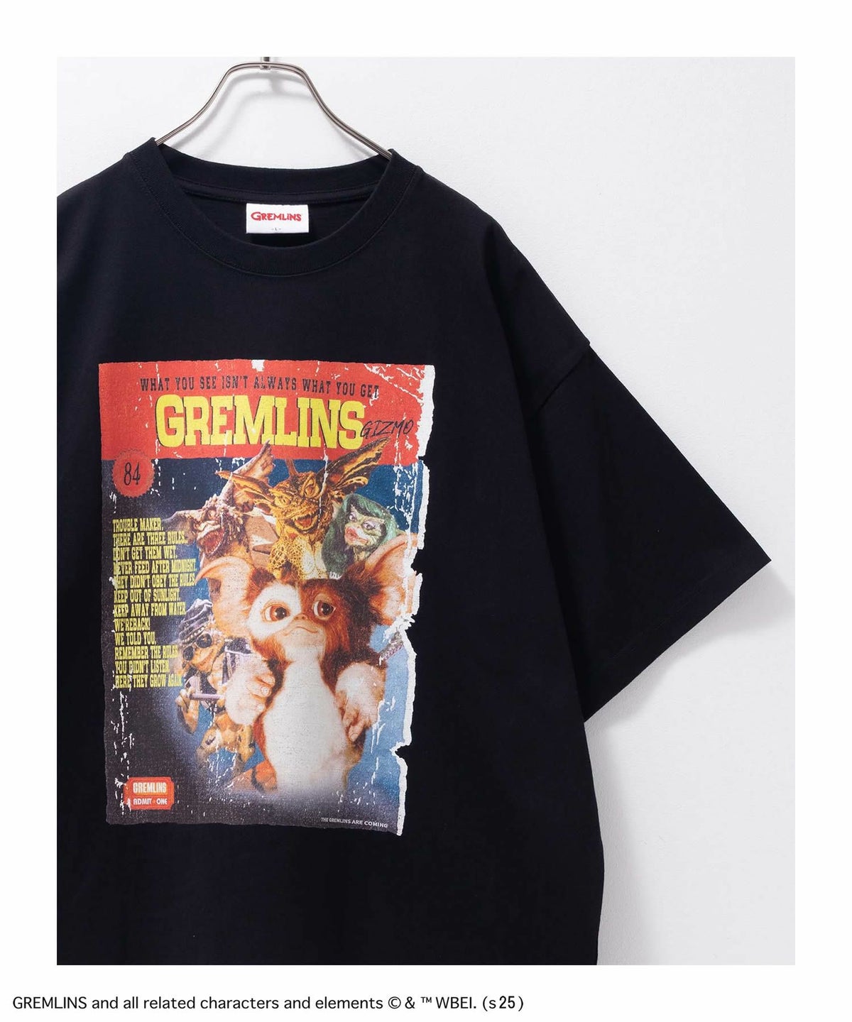 GREMLINS ムービーポスターTシャツ メンズ ネコポス 対応商品