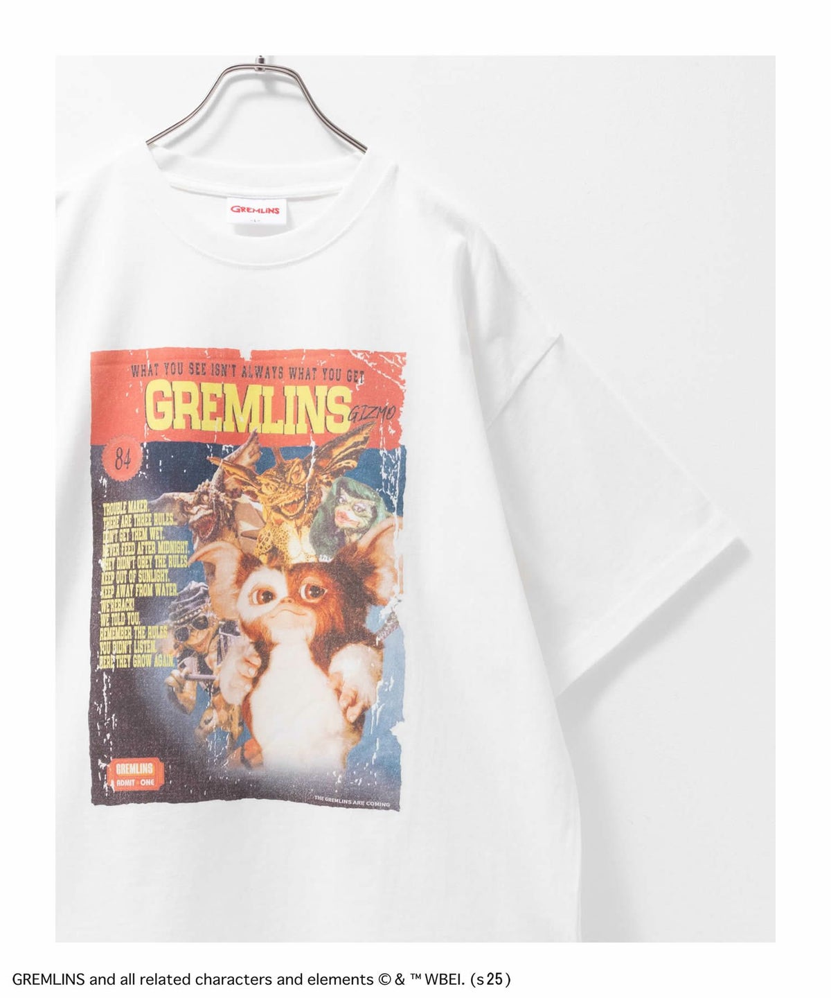 vGREMLINS ムービーポスターTシャツ メンズ ネコポス 対応商品