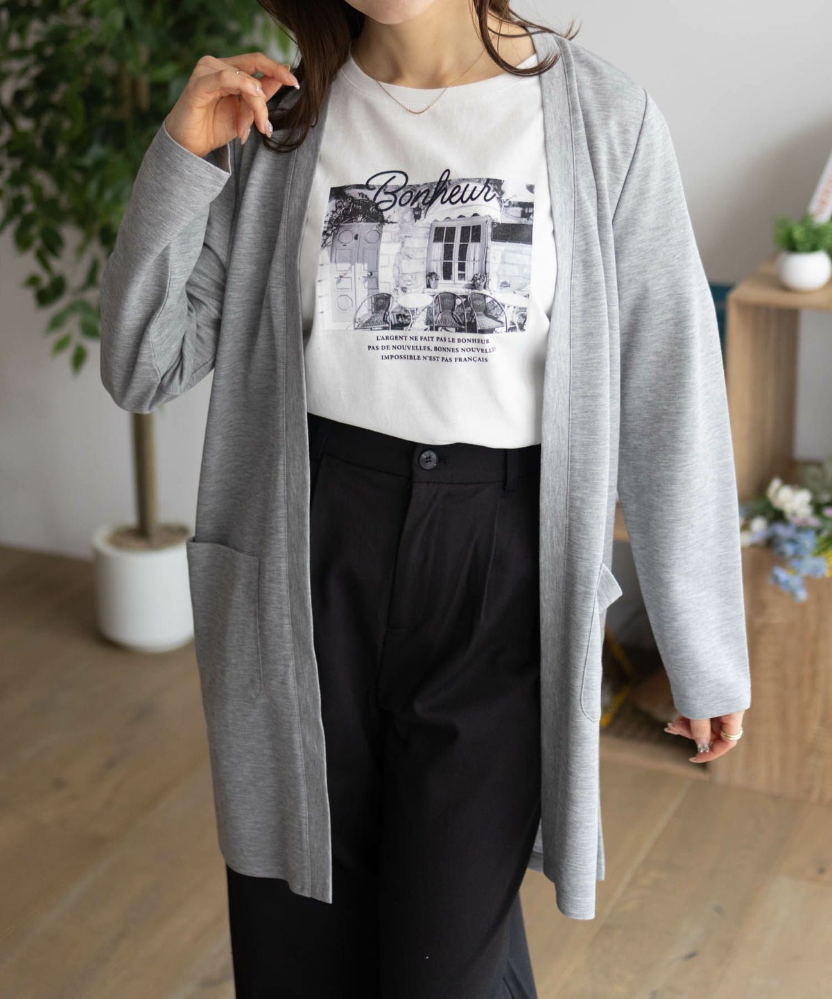 NAVY SARARI UVトッパーカーディガン レディース