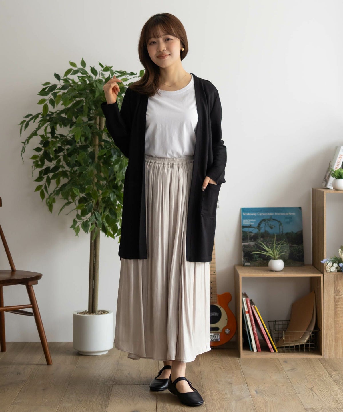 NAVY SARARI UVトッパーカーディガン レディース