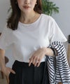 NAVY ベーシッククルーTシャツ レディース ネコポス 対応商品
