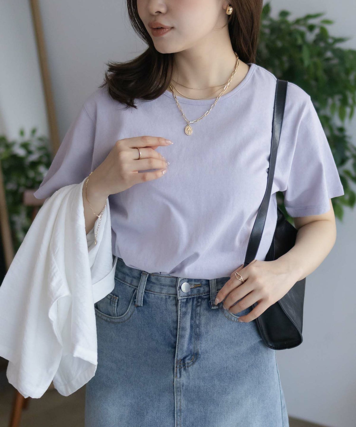 NAVY ベーシッククルーTシャツ レディース ネコポス 対応商品