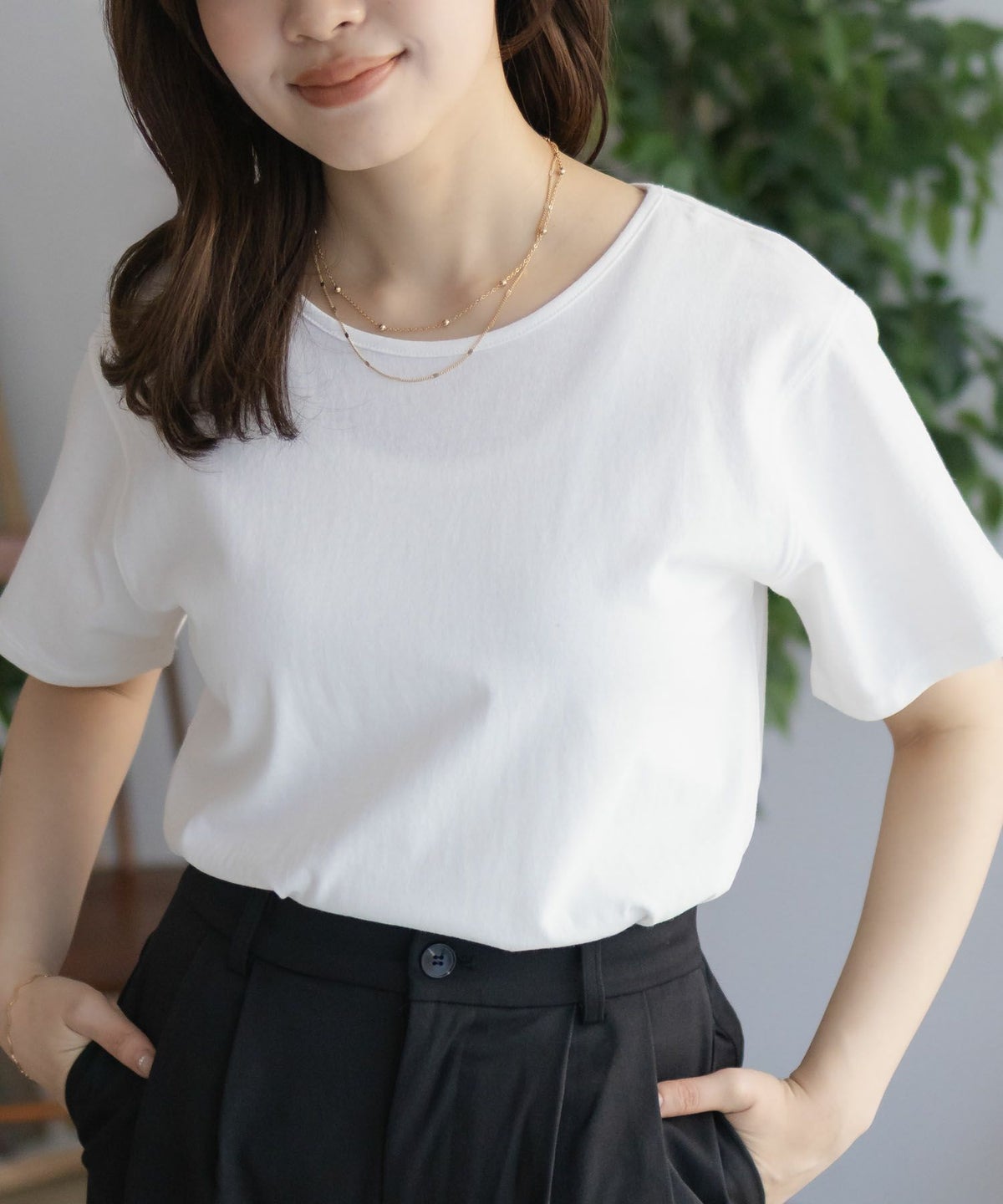 NAVY ベーシッククルーTシャツ レディース ネコポス 対応商品