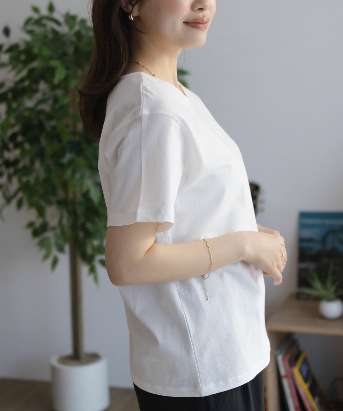 NAVY ベーシッククルーTシャツ レディース ネコポス 対応商品