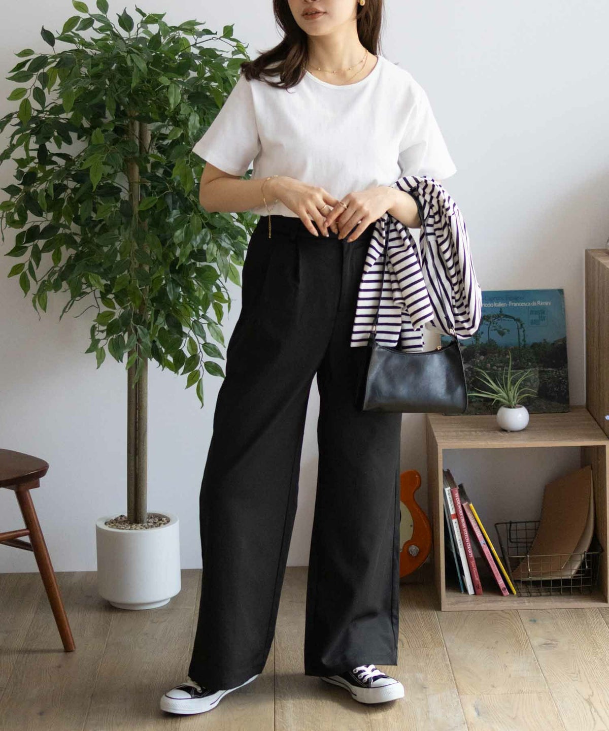 NAVY ベーシッククルーTシャツ レディース ネコポス 対応商品