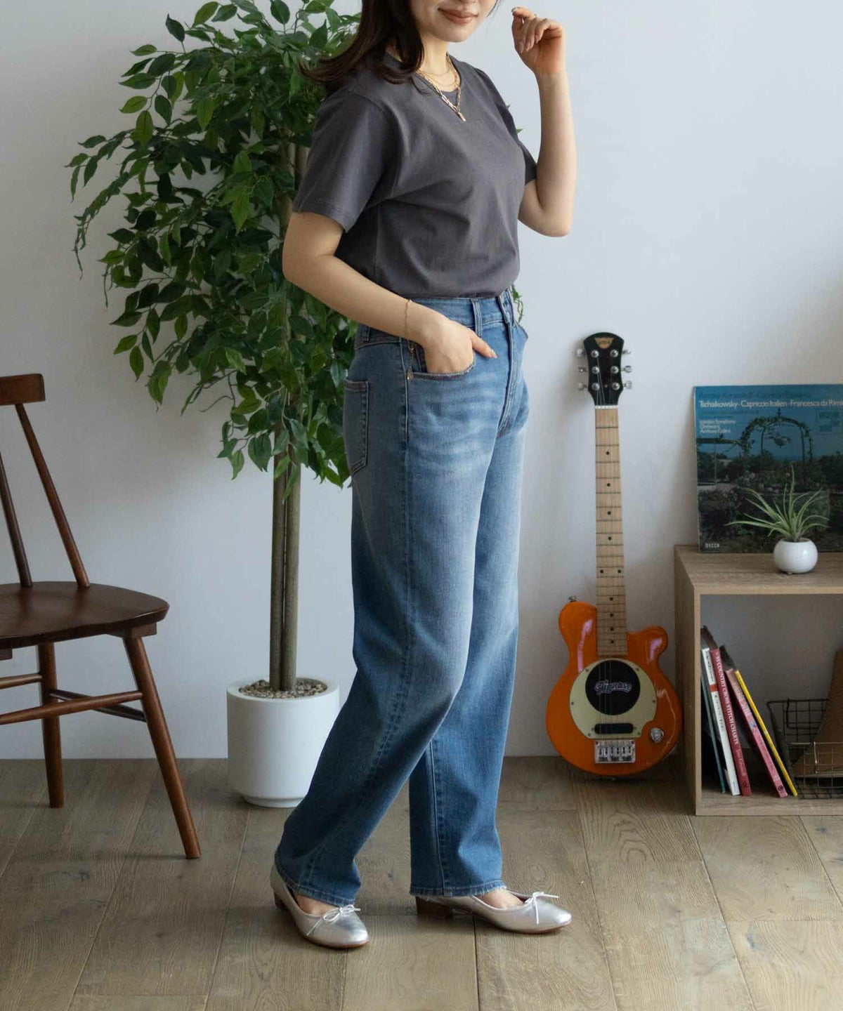 NAVY ベーシッククルーTシャツ レディース ネコポス 対応商品