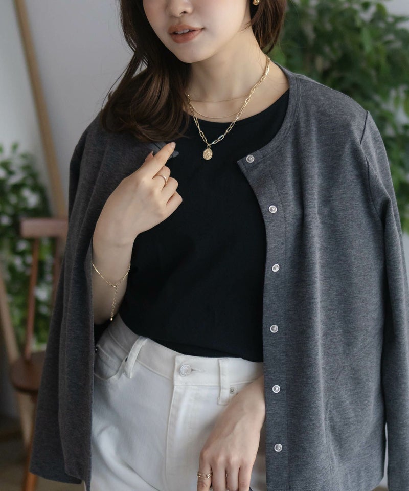 NAVY ベーシッククルーTシャツ レディース メール便 対応商品商品画像-15