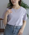 NAVY  ベーシッククルーTシャツ レディース メール便 対応商品商品サムネイル-17