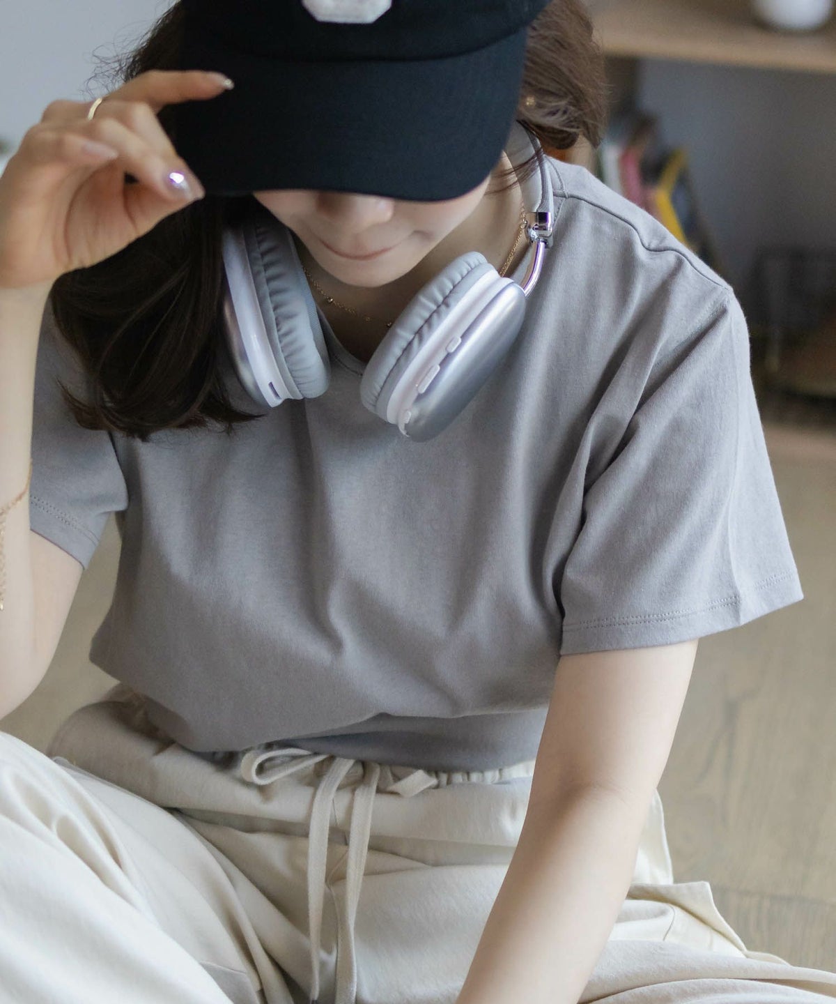 NAVY ベーシッククルーTシャツ レディース ネコポス 対応商品