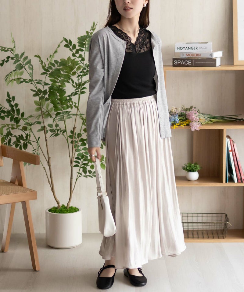 NAVY  レース切替タンクトップ レディース メール便 対応商品商品画像-10