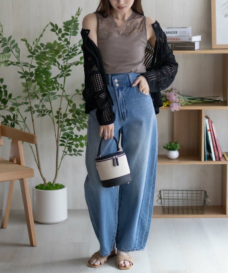 NAVY レース切替タンクトップ レディース メール便 対応商品商品画像-22