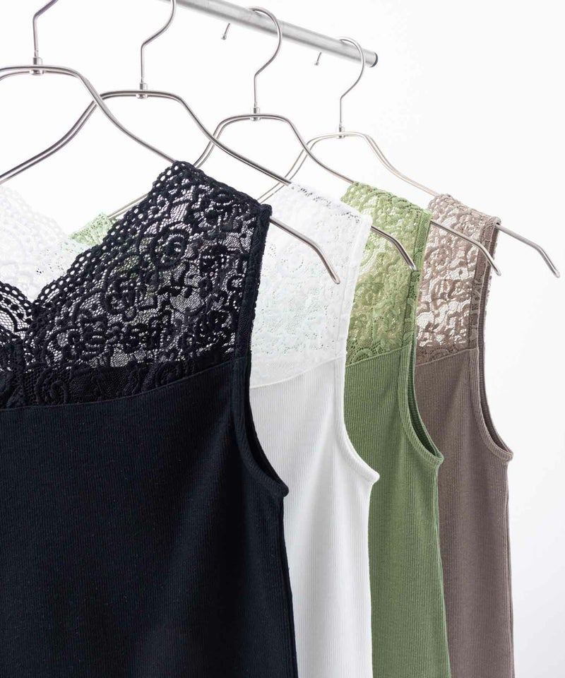 NAVY レース切替タンクトップ レディース メール便 対応商品商品画像-23