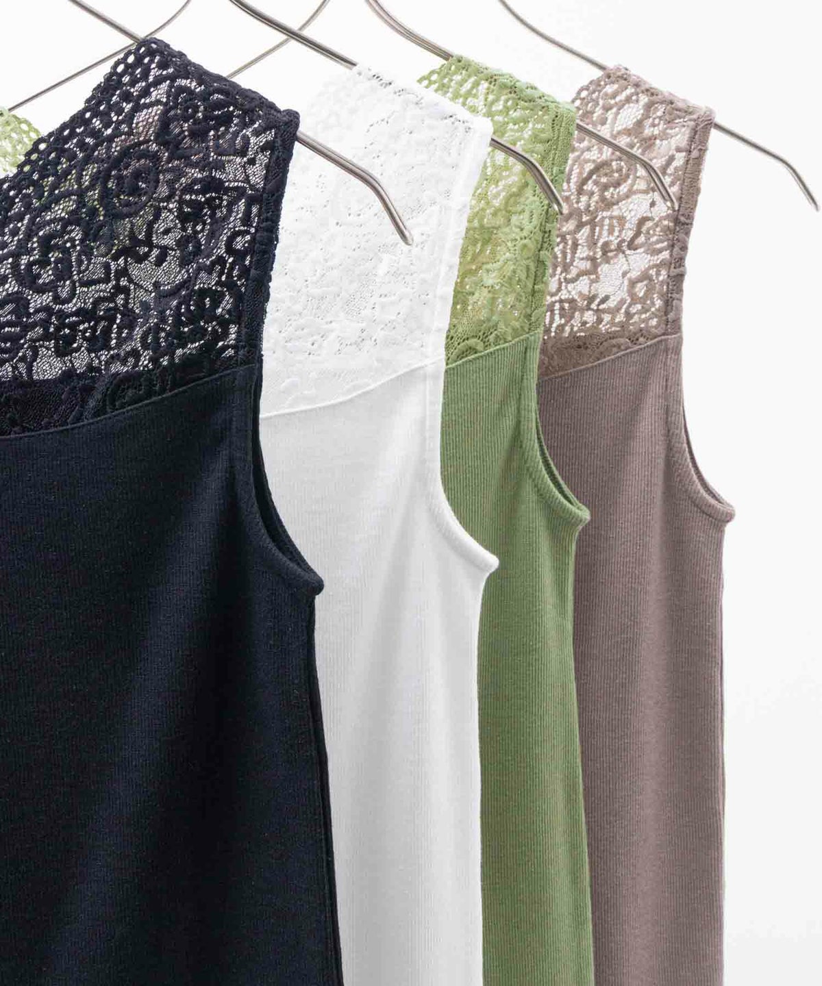 NAVY レース切替タンクトップ レディース ネコポス 対応商品