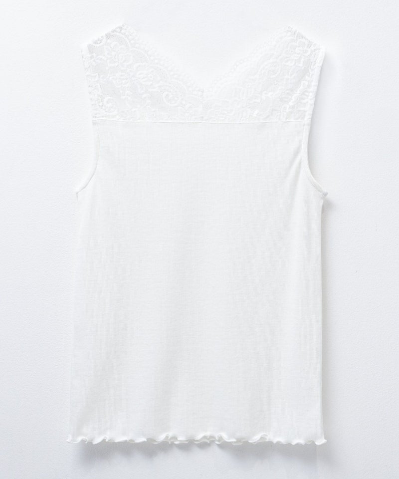 NAVY  レース切替タンクトップ レディース メール便 対応商品商品画像-30