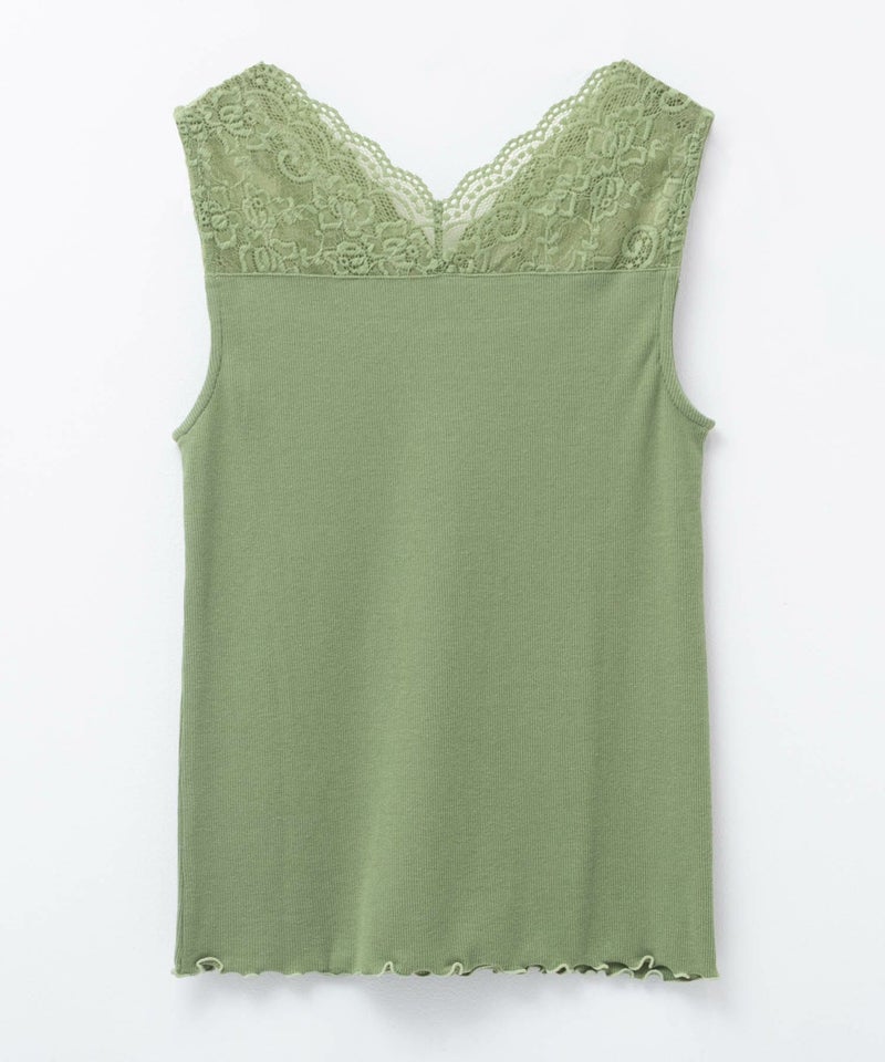 NAVY  レース切替タンクトップ レディース メール便 対応商品商品画像-32