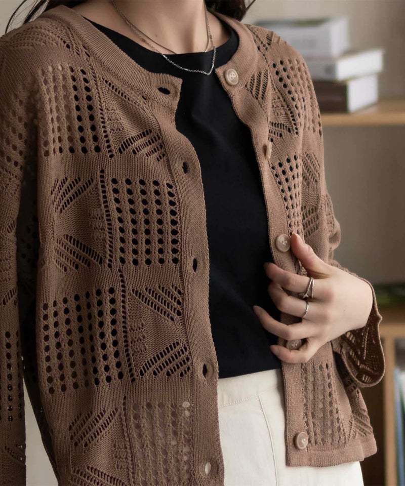 Howdy Marie  クロシェ編みカーディガン レディース商品画像-14