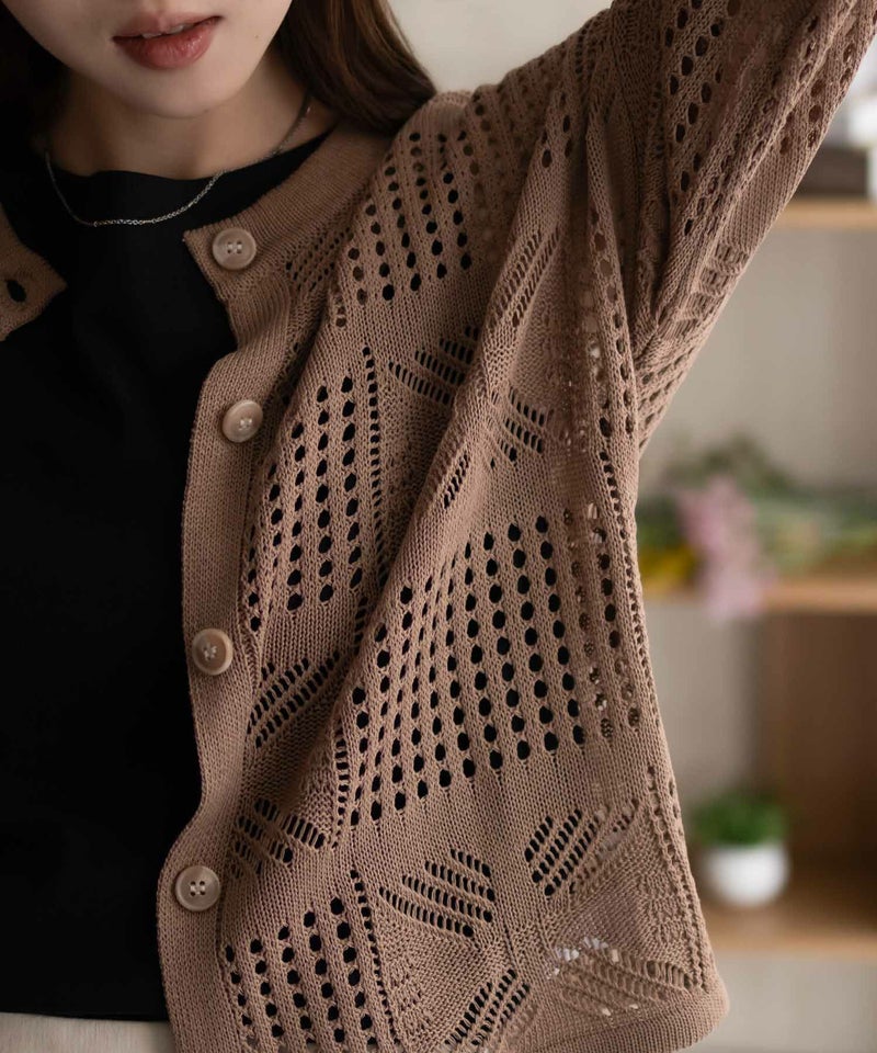 Howdy Marie  クロシェ編みカーディガン レディース商品画像-15