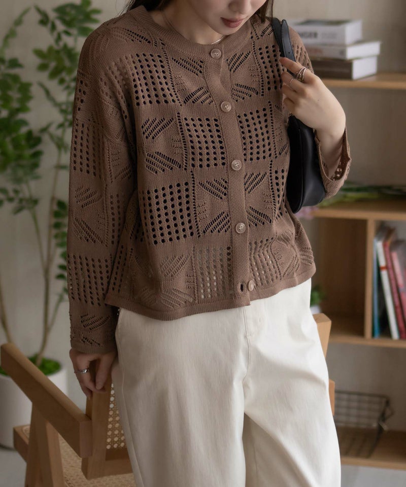 Howdy Marie  クロシェ編みカーディガン レディース商品画像-16