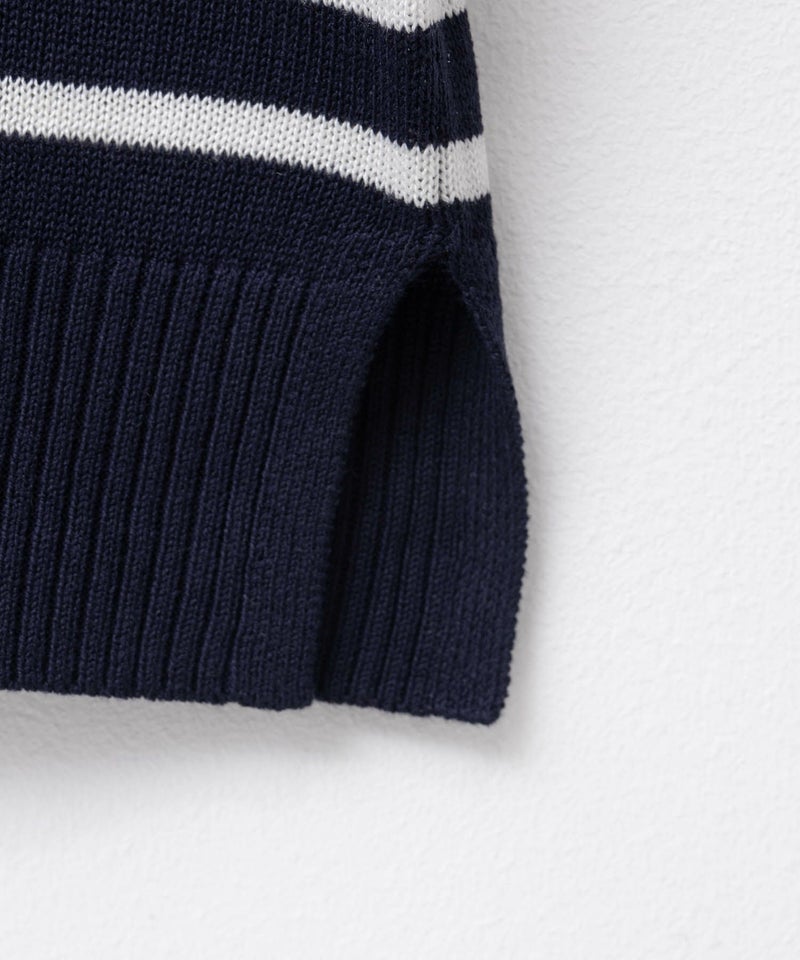 NAVY  パネルボーダーニットアンサンブル レディース商品画像-26