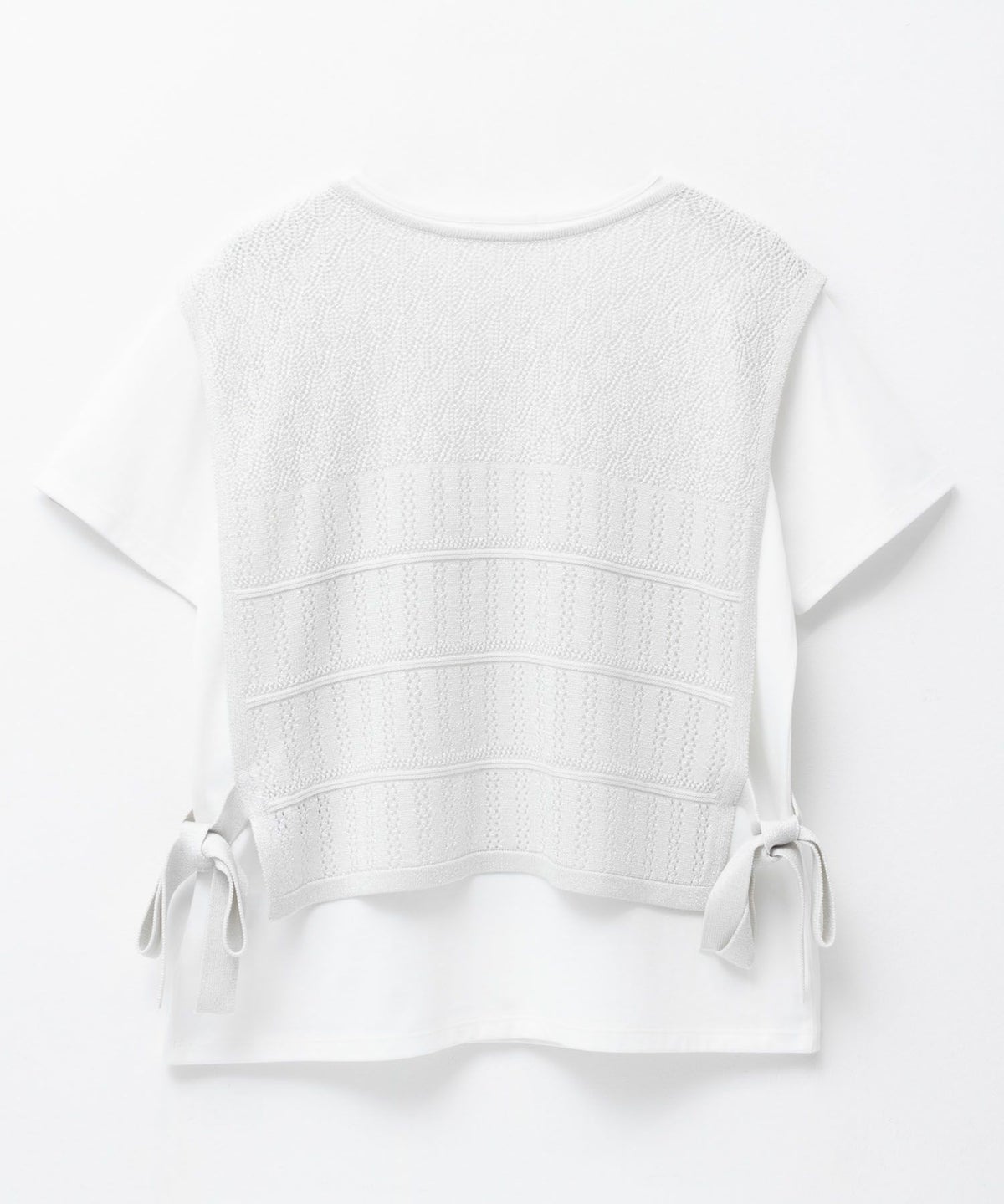 NAVY サイドリボンニットアンサンブル レディース