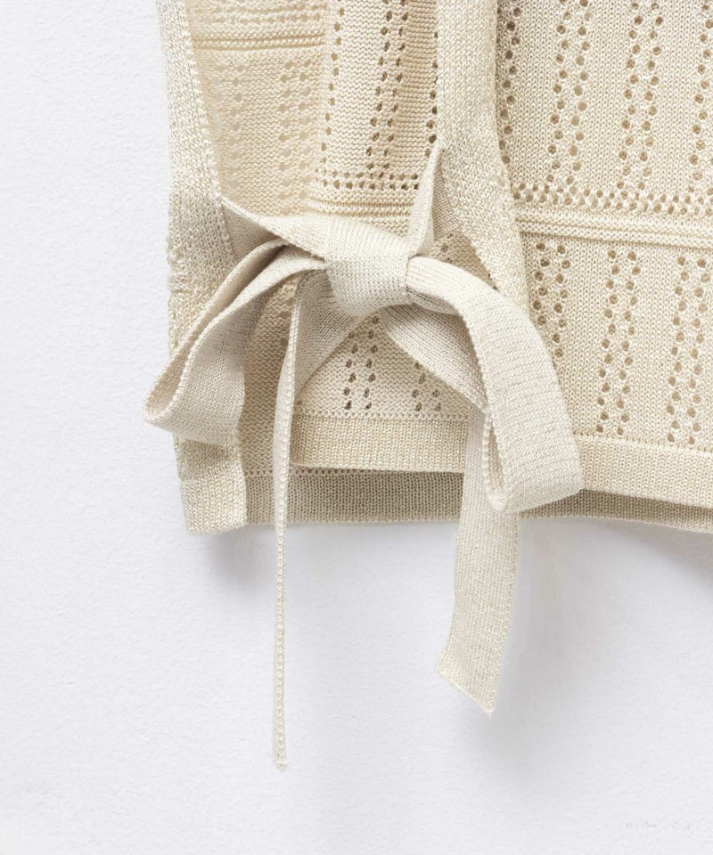 NAVY  サイドリボンニットアンサンブル レディース商品画像-26