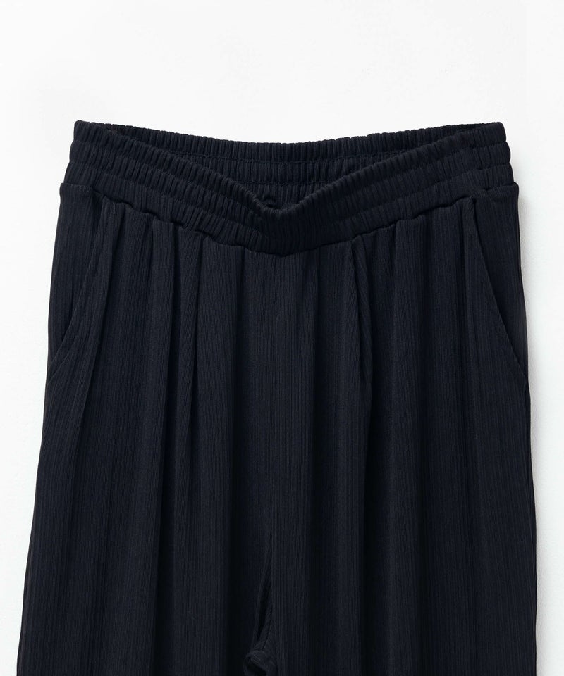 NAVY  カットリブワイドパンツ レディース商品画像-17