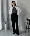 NAVY  カットリブワイドパンツ レディース商品サムネイル-21