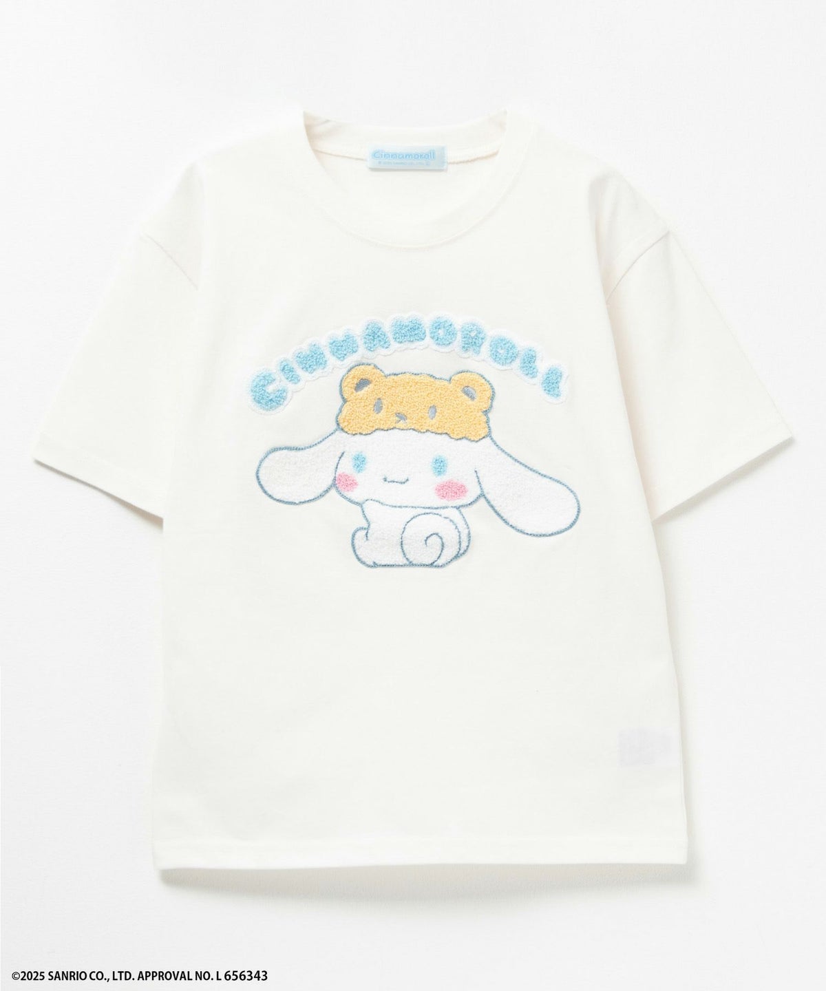 サンリオキャラクターズ シナモロール サガラ刺繍Tシャツ キッズ ネコポス 対応商品