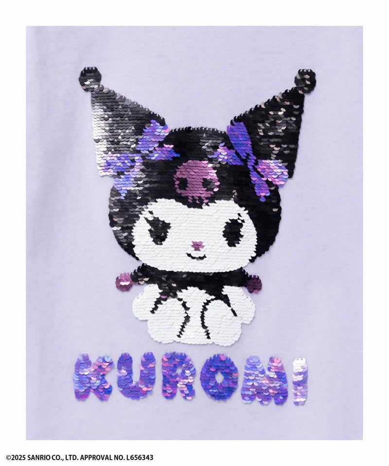 サンリオキャラクターズ クロミ スパンコールTシャツ キッズ メール便 対応商品商品画像-3