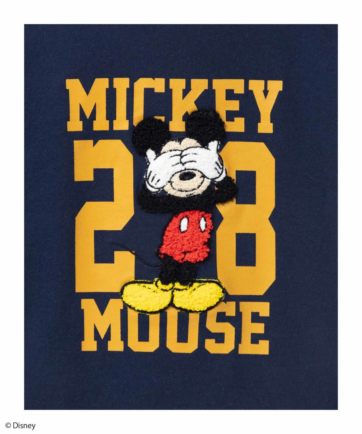 Disney ミッキーマウス / サガラ刺繍Tシャツ キッズ ネコポス 対応商品