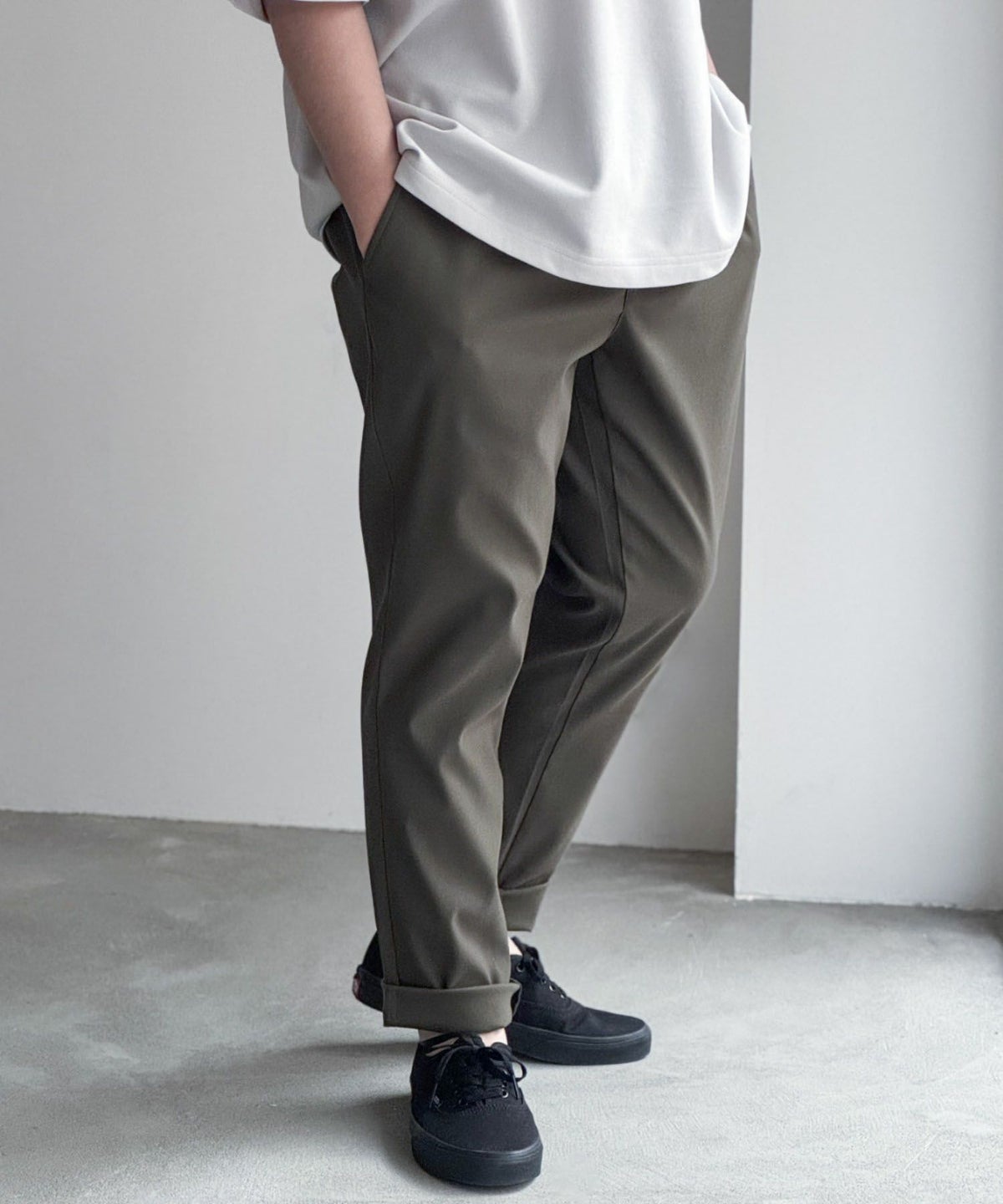 NAVY マイラク ツイルパンツ メンズ