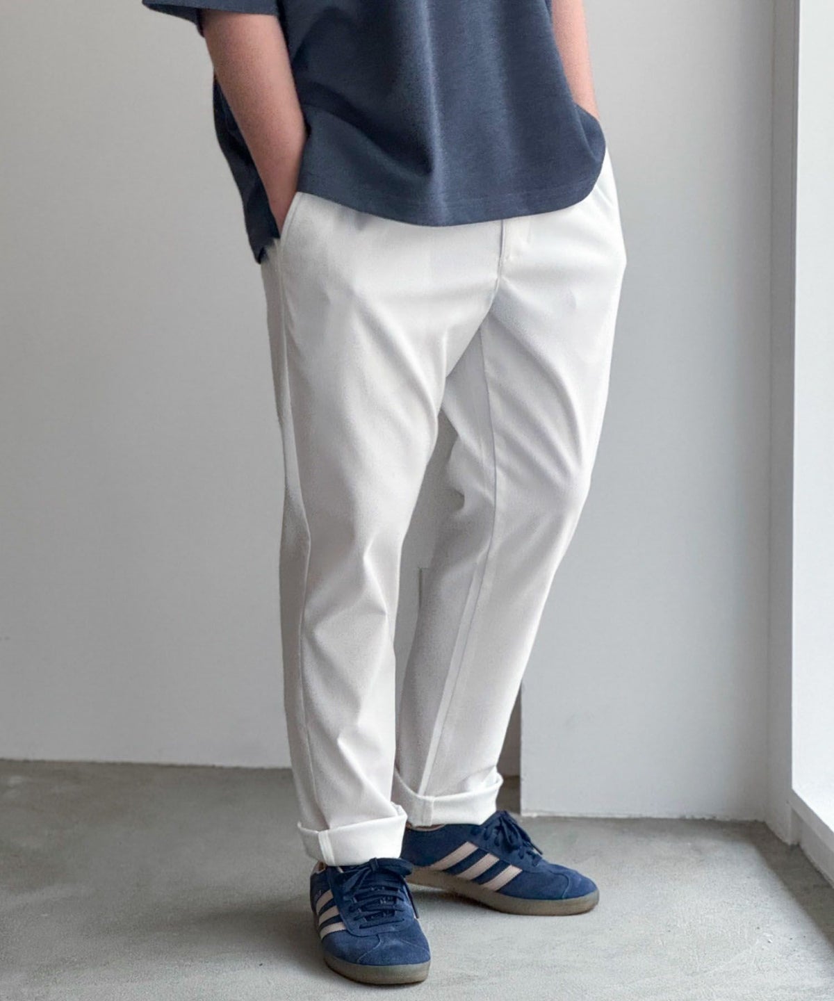 NAVY マイラク ツイルパンツ メンズ