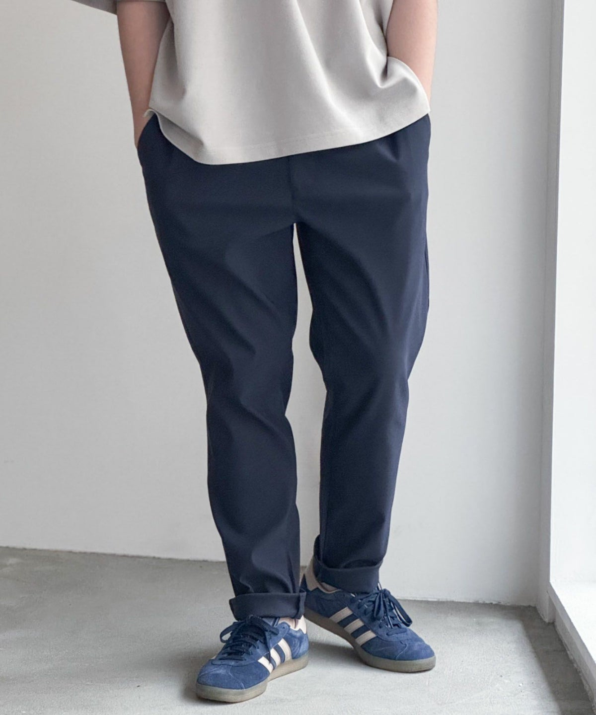 NAVY マイラク ツイルパンツ メンズ