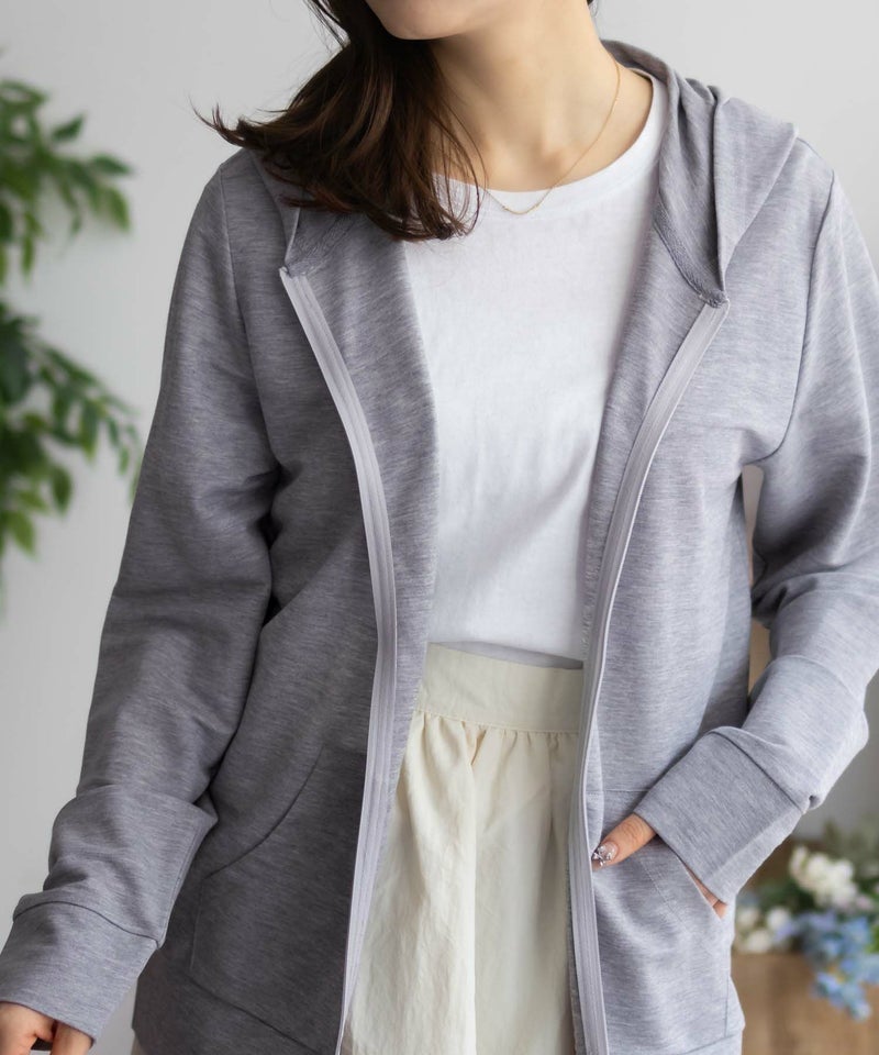 nAvy SARARI 冷感 UVカットパーカー レディース商品画像-3